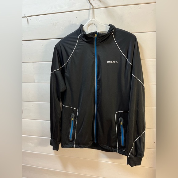 CRAFT Black and blue Full-Zip Jacket XL - Picture 3 of 8